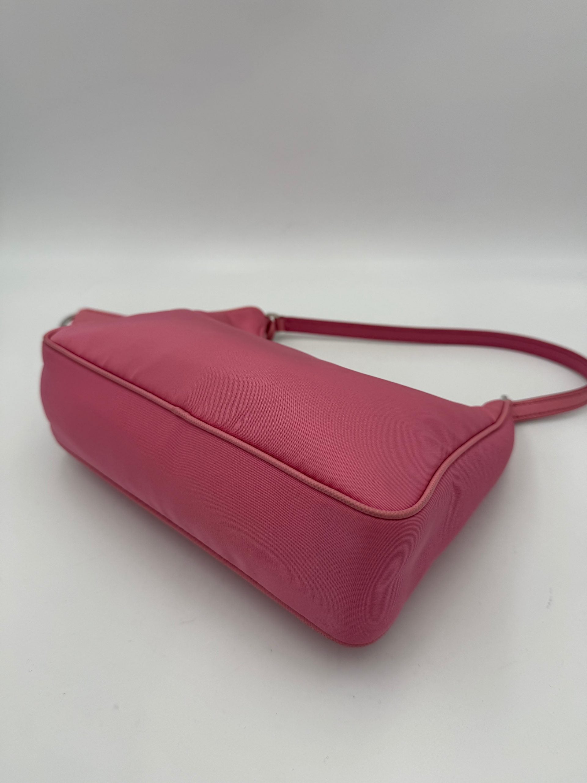 PRADA HOBO Re-Nylon Pink Handbag