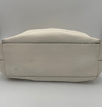 PRADA SHOPPING White Leather Handbag