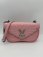 LOUIS VUITTON NEW WAVE Rosa MM Leather Handbag