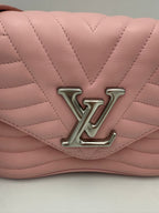 LOUIS VUITTON NEW WAVE Rosa MM Leather Handbag