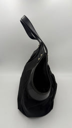 FENDI Hobo FF Zucca Black Shoulder Bag