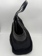 FENDI Hobo FF Zucca Black Shoulder Bag