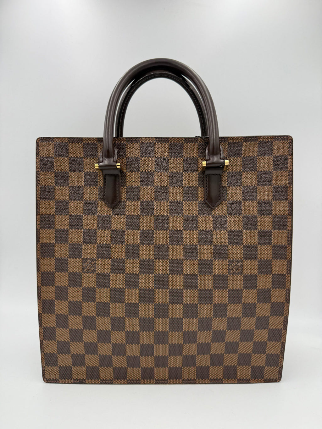 LOUIS VUITTON SAC PLAT PARIS PM Damier Ebene Handbag