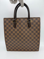 LOUIS VUITTON SAC PLAT PARIS PM Damier Ebene Handbag