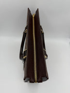 LOUIS VUITTON SAC PLAT PARIS PM Damier Ebene Handbag