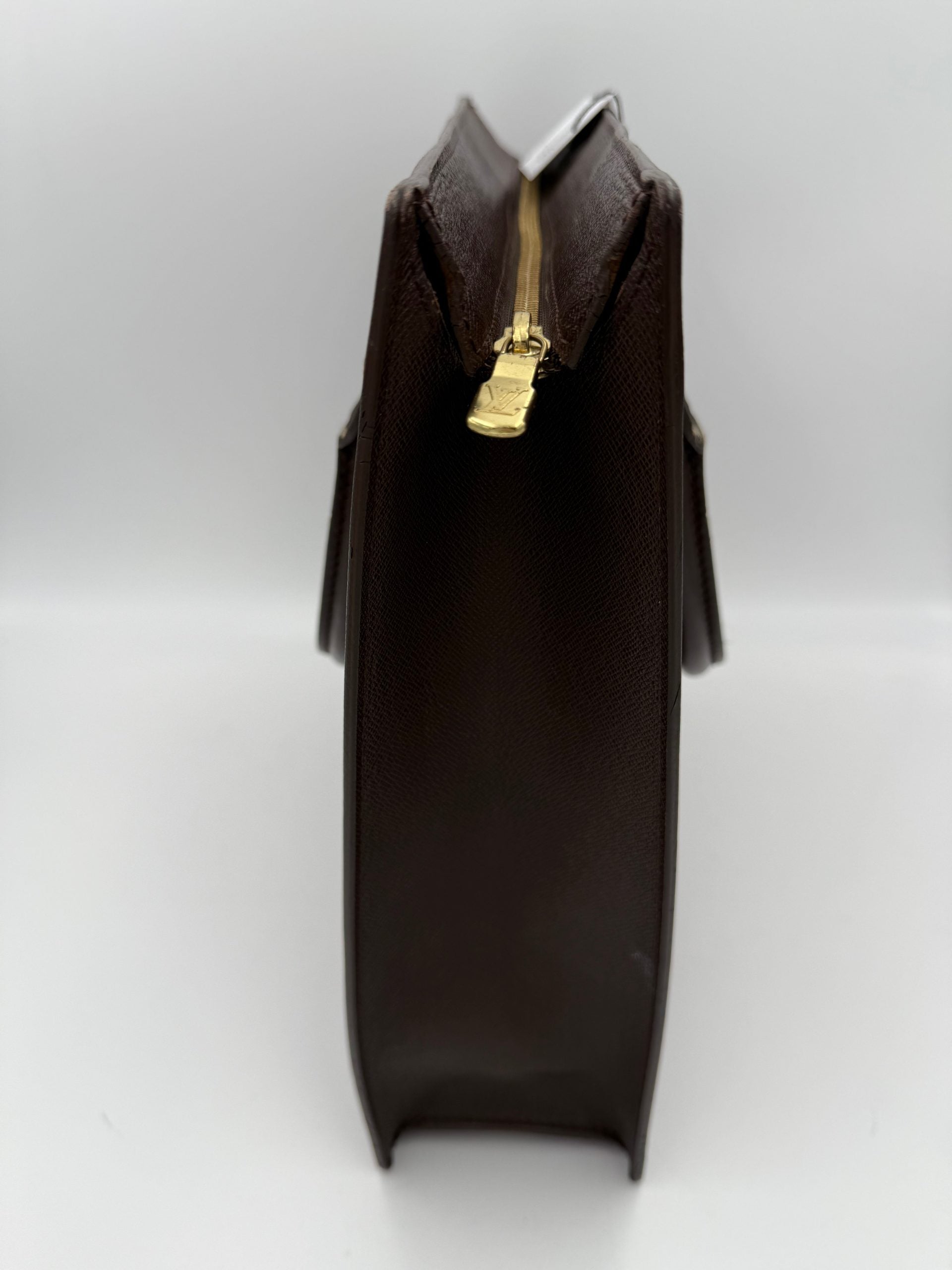 LOUIS VUITTON SAC PLAT PARIS PM Damier Ebene Handbag