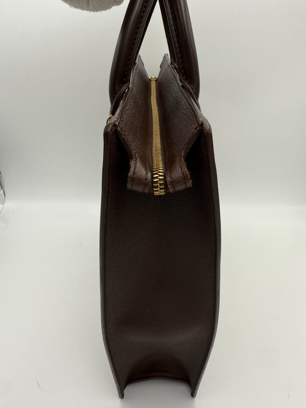 LOUIS VUITTON SAC PLAT PARIS PM Damier Ebene Handbag