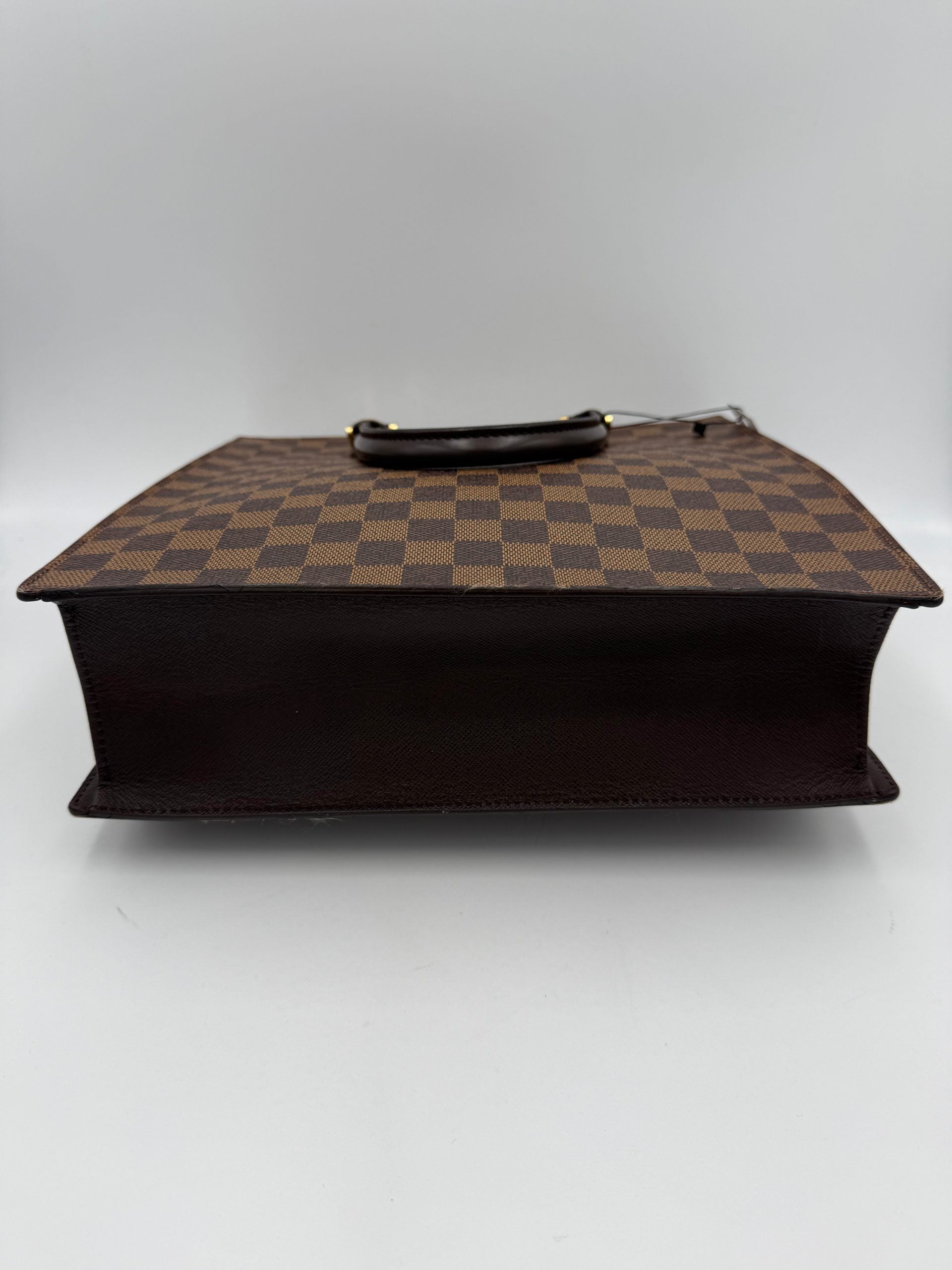 LOUIS VUITTON SAC PLAT PARIS PM Damier Ebene Handbag