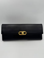 CELINE TRIOMPHE Black Clutch