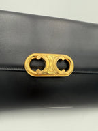 CELINE TRIOMPHE Black Clutch