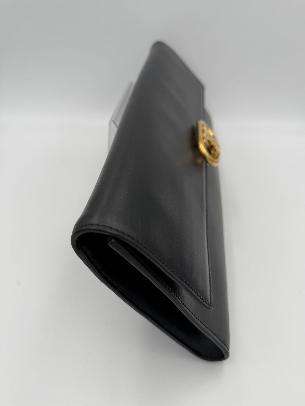 CELINE TRIOMPHE Black Clutch