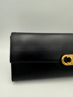 CELINE TRIOMPHE Black Clutch