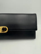 CELINE TRIOMPHE Black Clutch