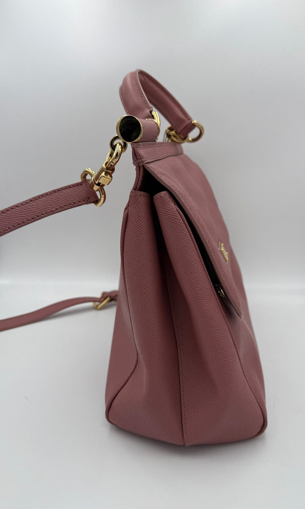 DOLCE & GABBANA SICILY Pink Large Handbag