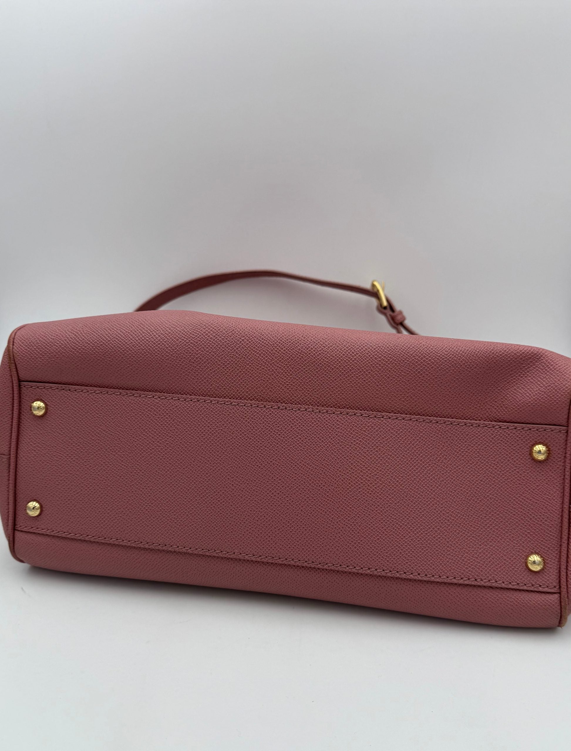 DOLCE & GABBANA SICILY Pink Large Handbag