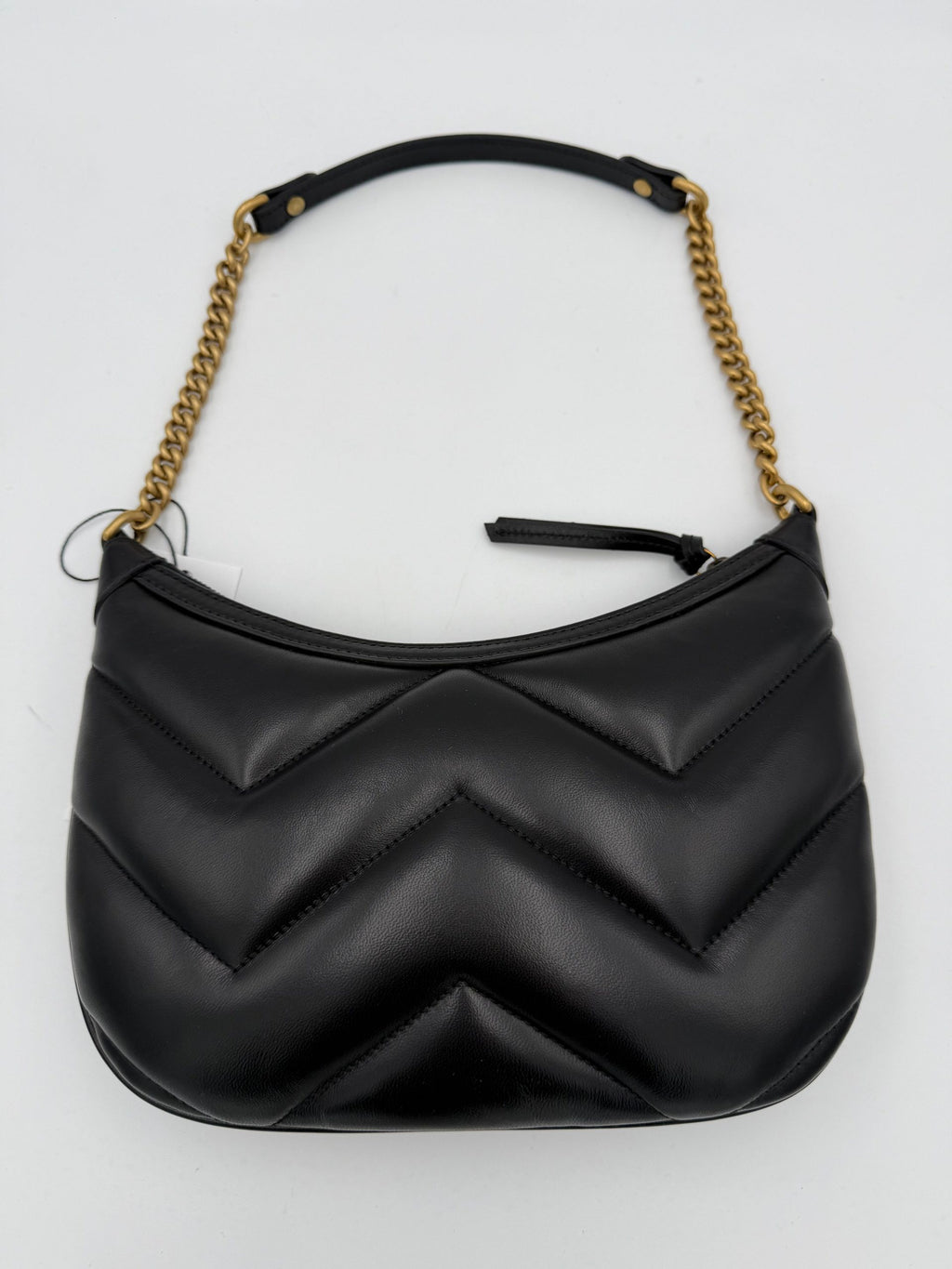 GUCCI HOBO PUFFER MARMONT Black Handbag