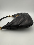 GUCCI HOBO PUFFER MARMONT Black Handbag