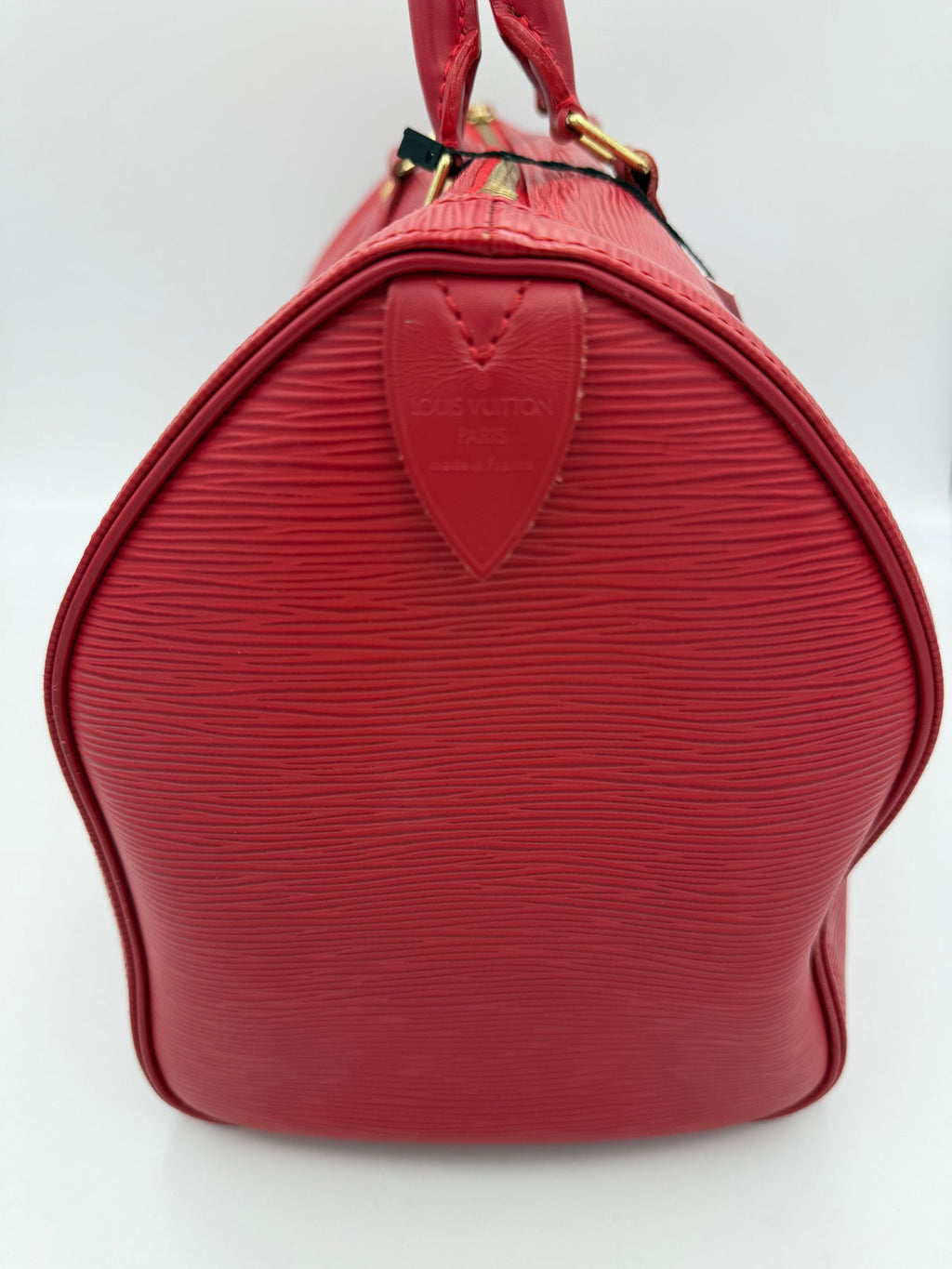 LOUIS VUITTON Speedy 35 EPI Red Handbag