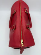 LOUIS VUITTON Speedy 35 EPI Red Handbag