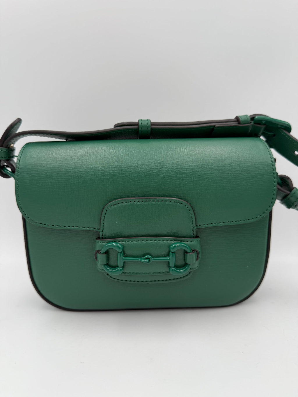 GUCCI HORSEBIT 1955 Emerald Handbag