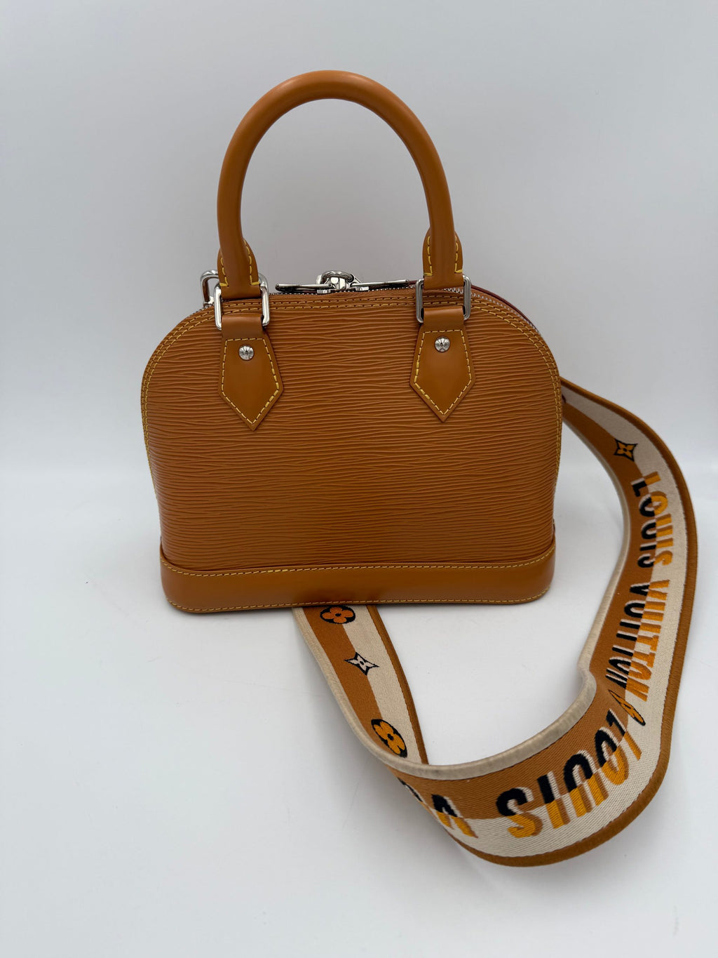 LOUIS VUITTON Alma BB EPI Gold Miel Handbag