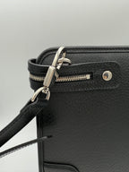 GUCCI GG Hammered Leather Shoulder Bag