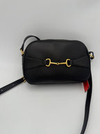 CELINE CRECY Plain Black Handbag