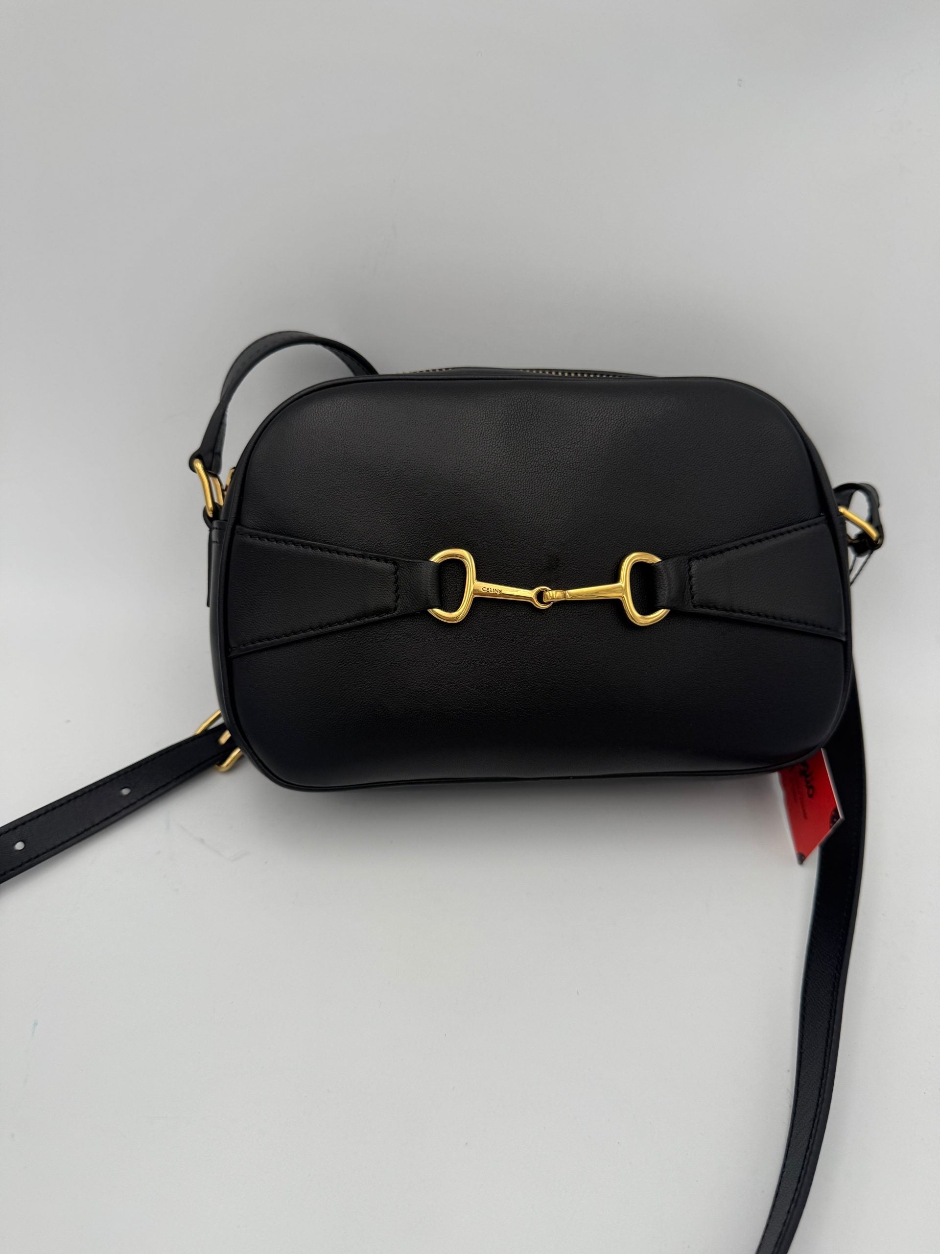 CELINE CRECY Plain Black Handbag