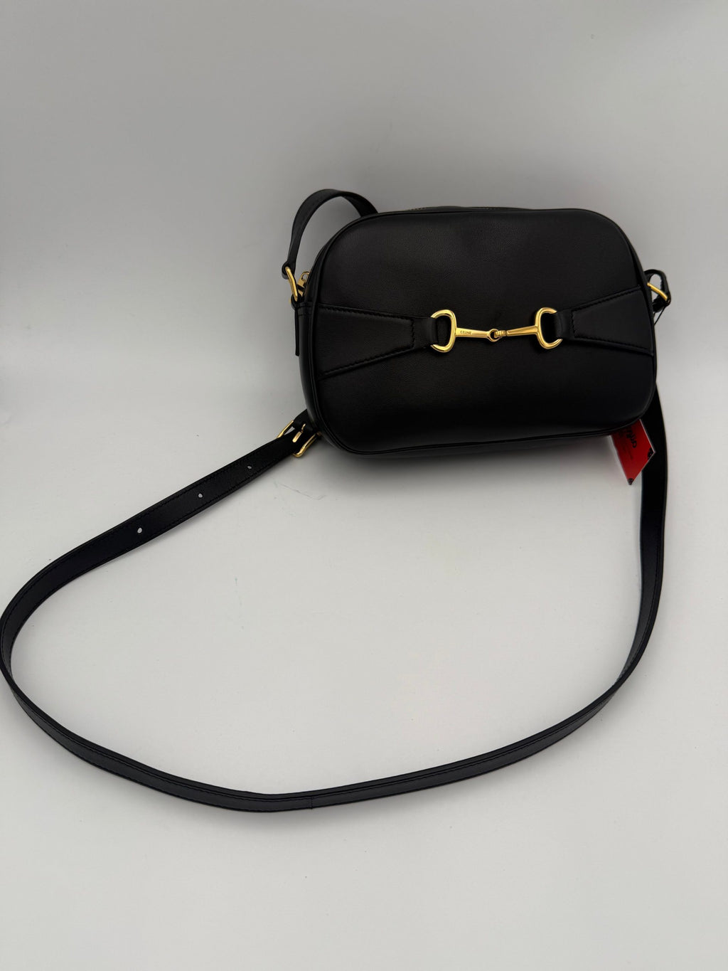 CELINE CRECY Plain Black Handbag