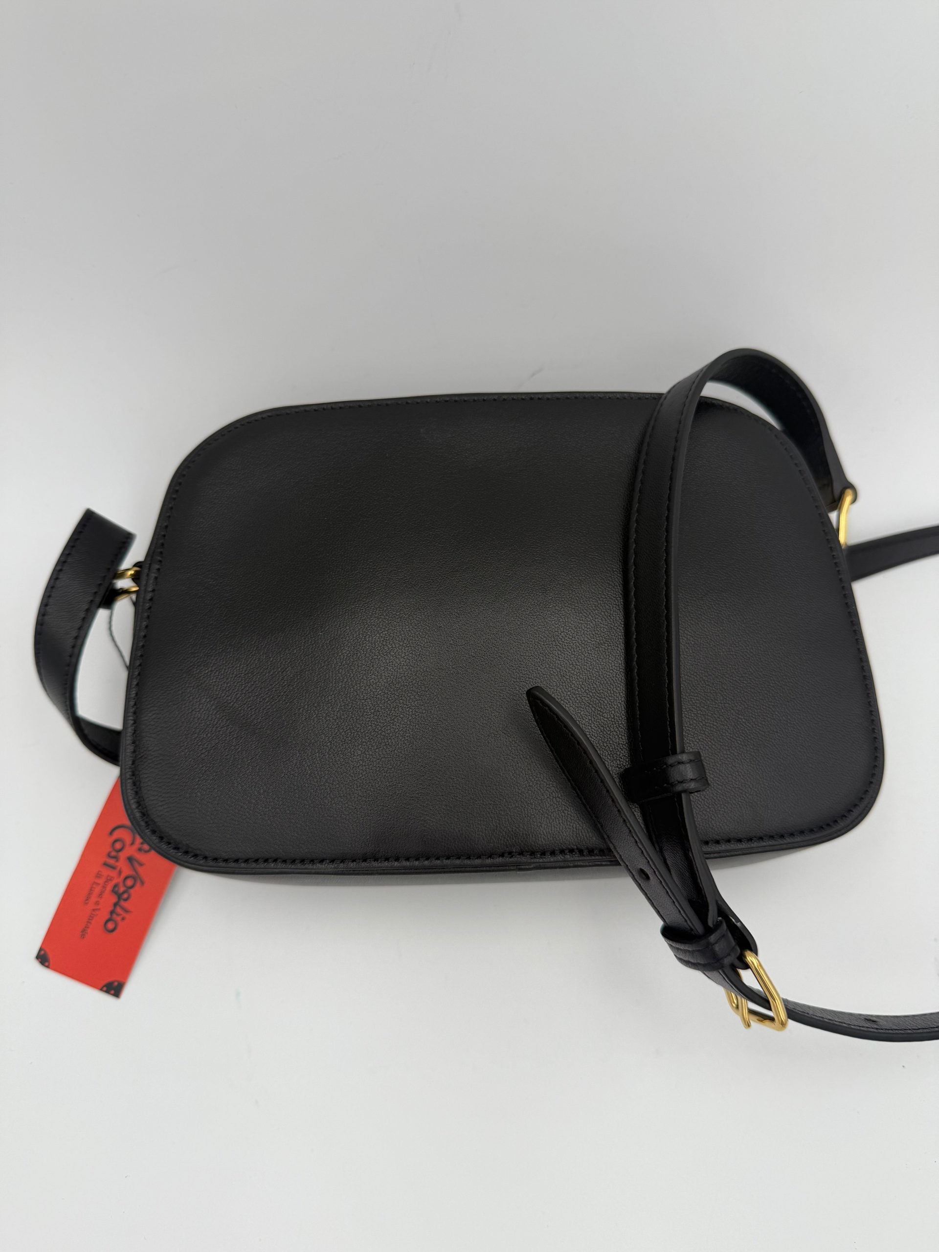 CELINE CRECY Plain Black Handbag