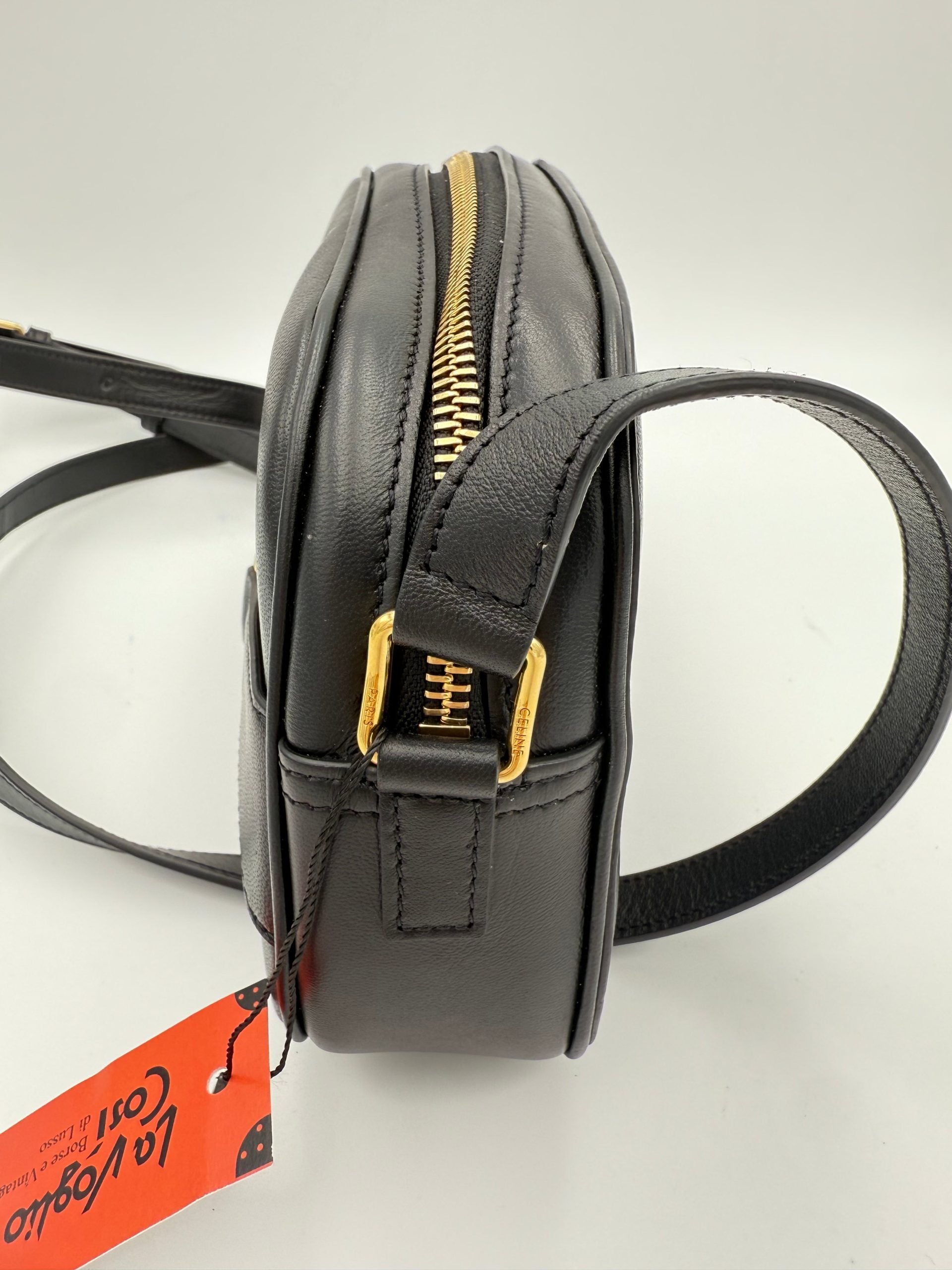 CELINE CRECY Plain Black Handbag