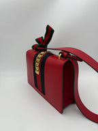 GUCCI SYLVIE Red Handbag