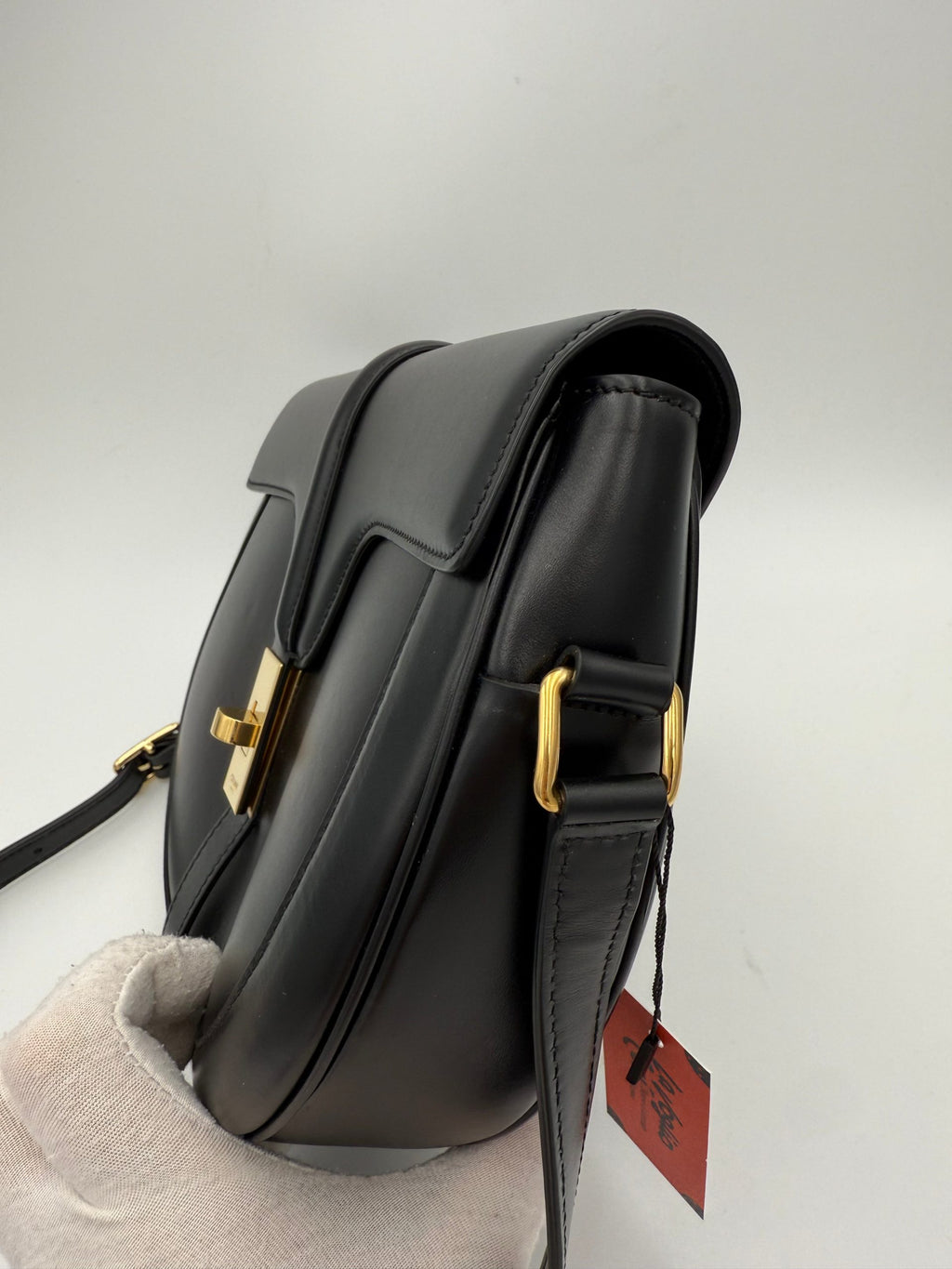 CELINE Sac 16 Besace Black Large Bag