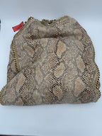 STELLA MCCARTNEY Falabella Grande Vegan Reptile Skin Handbag