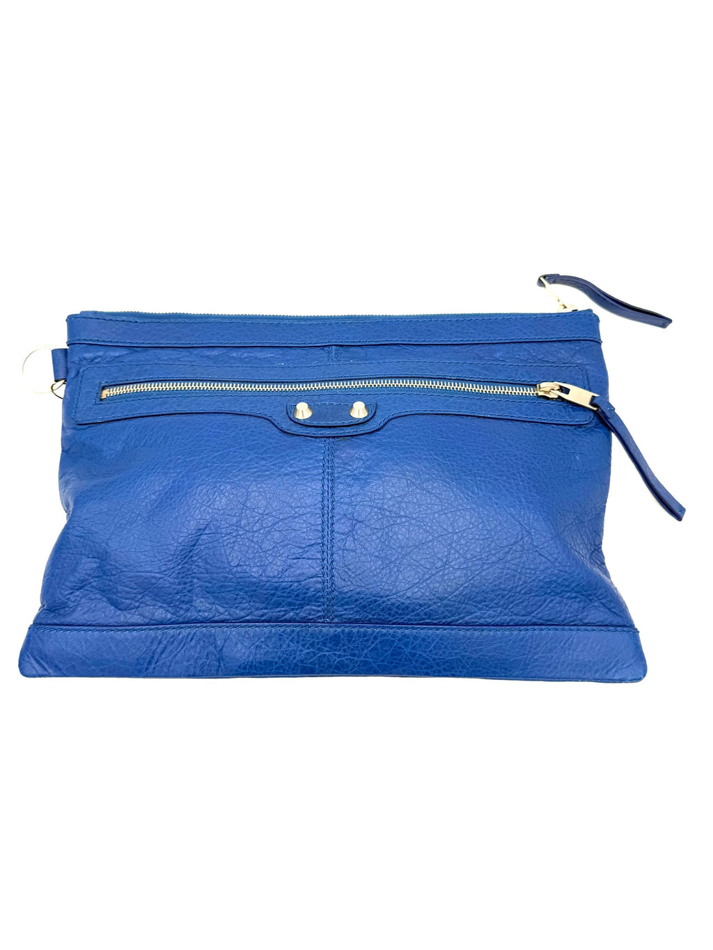 BALENCIAGA LE CAGOLE Blue Pouch
