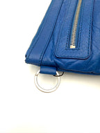 BALENCIAGA LE CAGOLE Blue Pouch