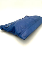 BALENCIAGA LE CAGOLE Blue Pouch