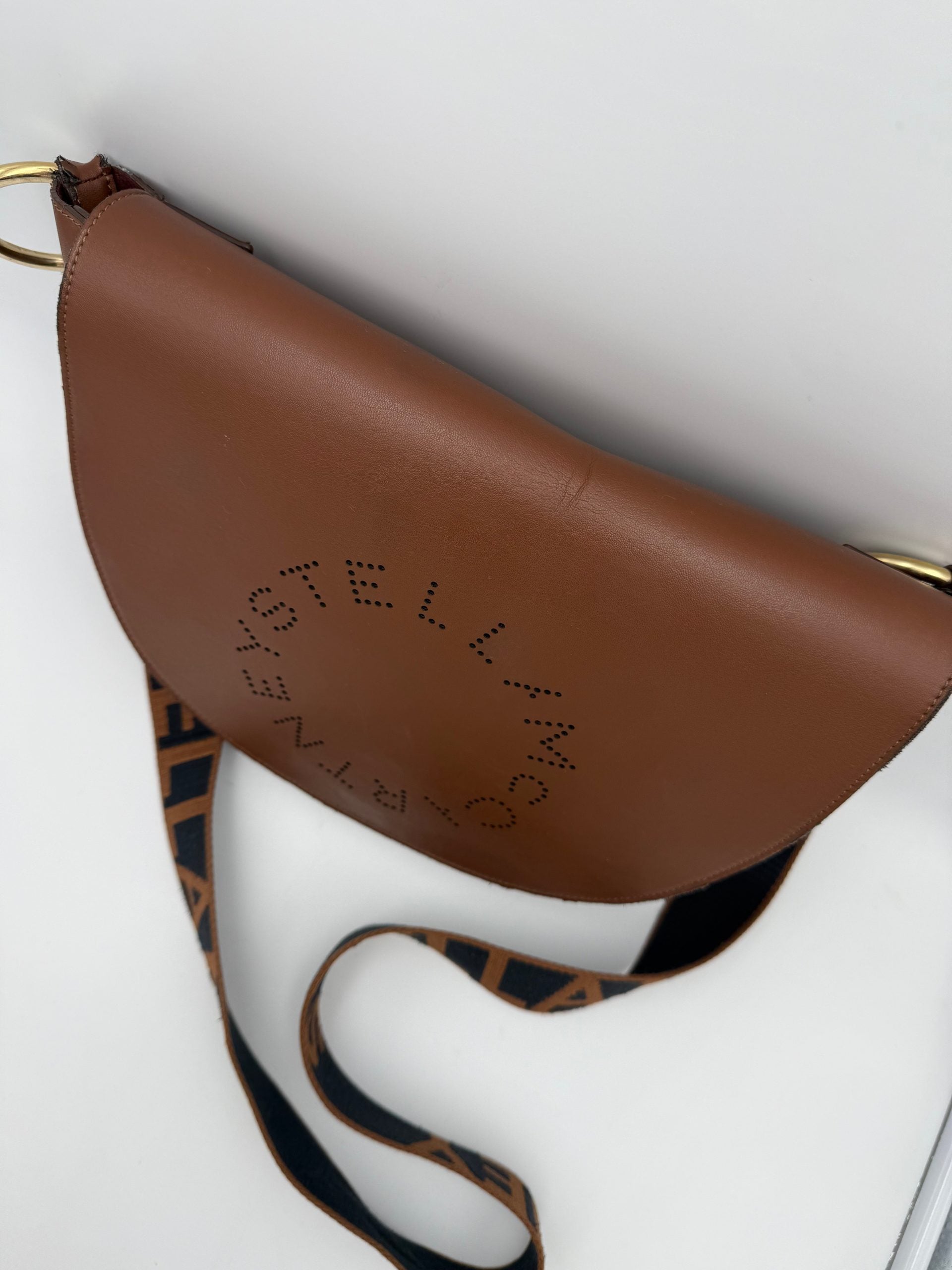 STELLA MCCARTNEY Mezzaluna Brown Bag