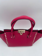 VALENTINO GARAVANI Rockstud Medium Pink Handbag
