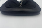GUCCI JACKIE Leather and Fabric Handbag