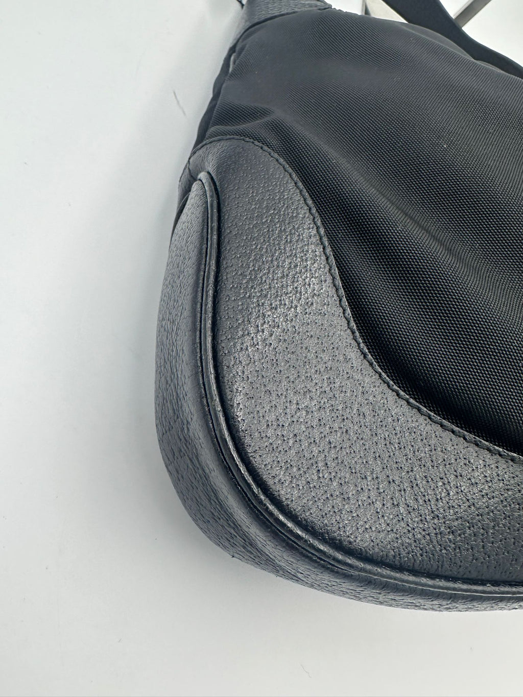 GUCCI JACKIE Leather and Fabric Handbag