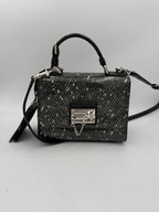 DOLCE & GABBANA Monica Python and Patent Handbag