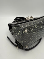 DOLCE & GABBANA Monica Python and Patent Handbag