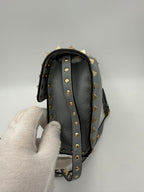VALENTINO GARAVANI Rockstud Small Grey Handbag