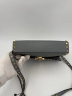 VALENTINO GARAVANI Rockstud Small Grey Handbag