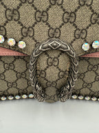 GUCCI DIONYSUS GG Supreme with Brilliants Handbag