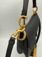 DIOR SADDLE Grained Calfskin Handbag