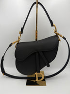 DIOR SADDLE Grained Calfskin Handbag