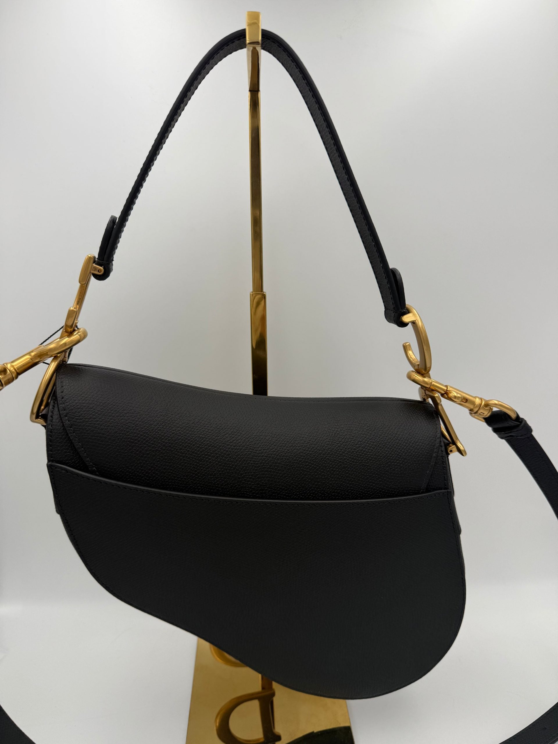 DIOR SADDLE Grained Calfskin Handbag