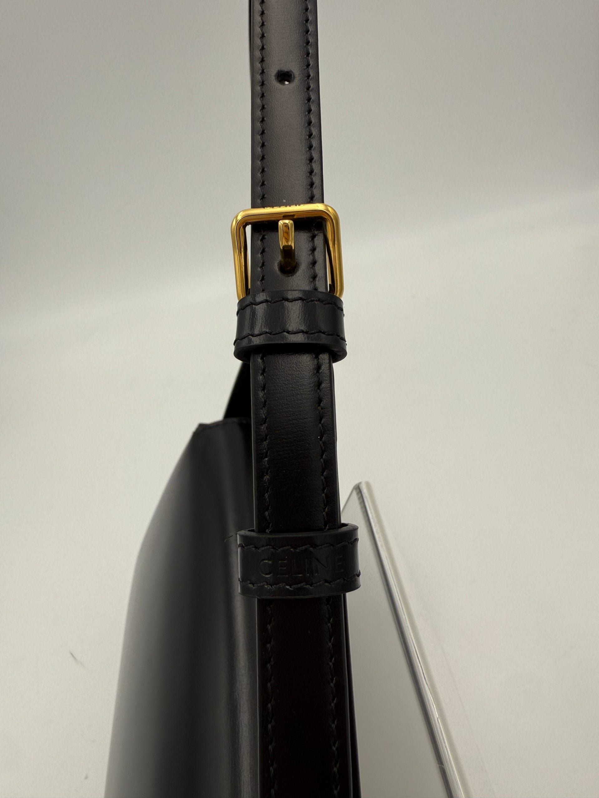 CELINE CLAUDE TRIOMPHE Black Handbag